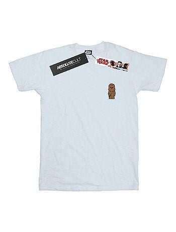 La Guerre des étoiles - T-shirt motif Chewbacca motif/style imprimé sur poitrine