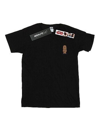 La Guerre des étoiles - T-shirt motif Chewbacca motif/style imprimé sur poitrine