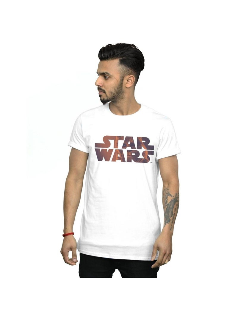 La Guerre des étoiles - T-shirt motif Chewbacca motif/style logo Blanc - Kiabi