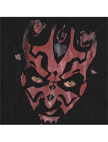 La Guerre des étoiles - T-shirt motif Dark Maul motif/style gros visage (Dark Maul)