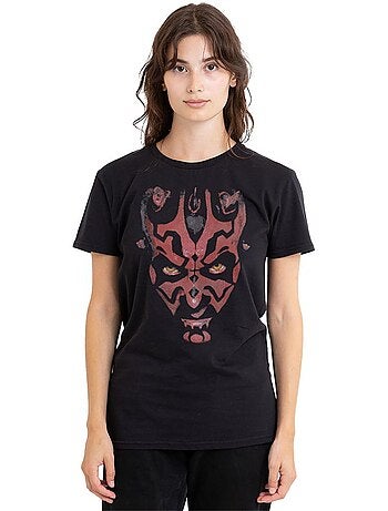 La Guerre des étoiles - T-shirt motif Dark Maul motif/style gros visage (Dark Maul)