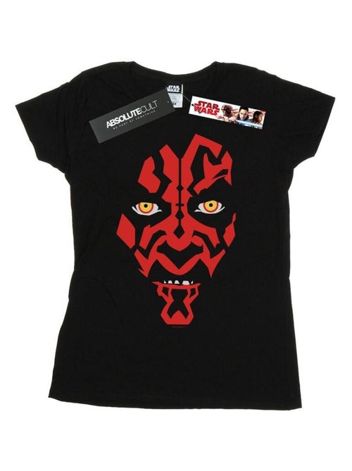 La Guerre des étoiles - T-shirt motif Dark Maul motif/style visage - Kiabi