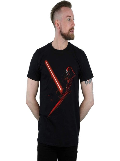 La Guerre des étoiles - T-shirt motif Dark Vador motif/style sabre laser (Dark Vador) - Kiabi La Guerre des étoiles - T-shirt motif Dark Vador motif/style sabre laser (Dark Vador) - Kiabi