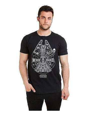 La Guerre des étoiles - T-shirt motif Faucon Millennium