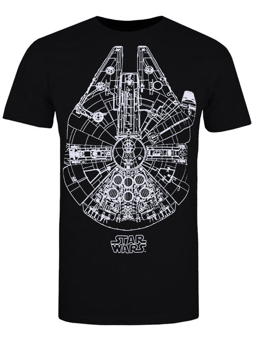 La Guerre des étoiles - T-shirt motif Faucon Millennium - Kiabi