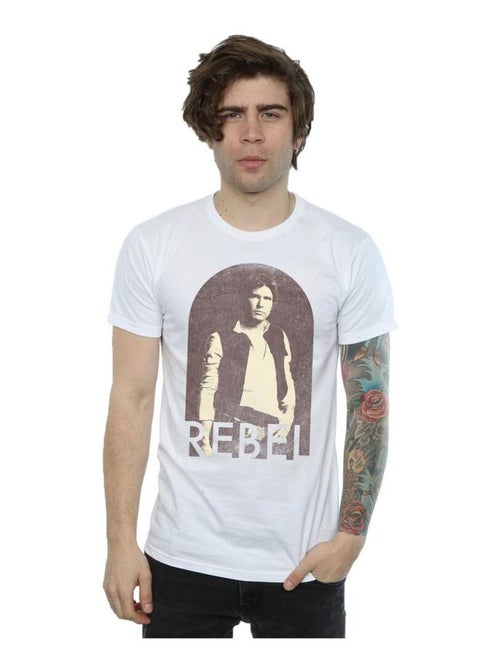La Guerre des étoiles - T-shirt motif Han Solo REBEL - Kiabi