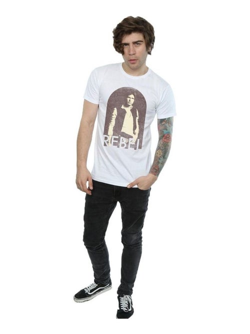 La Guerre des étoiles - T-shirt motif Han Solo REBEL - Kiabi