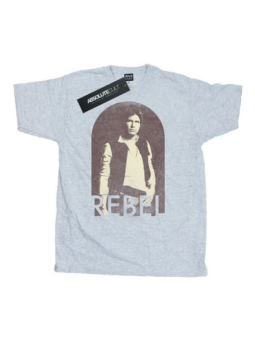 La Guerre des étoiles - T-shirt motif Han Solo REBEL - Kiabi