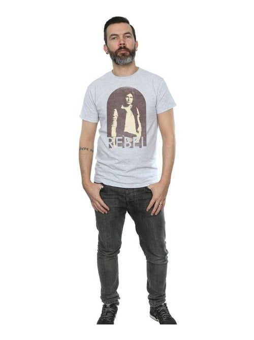 La Guerre des étoiles - T-shirt motif Han Solo REBEL - Kiabi