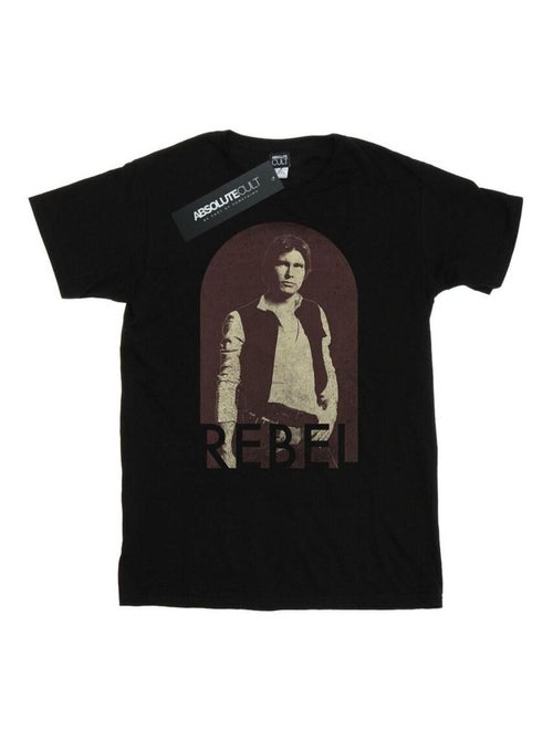 La Guerre des étoiles - T-shirt motif Han Solo REBEL - Kiabi