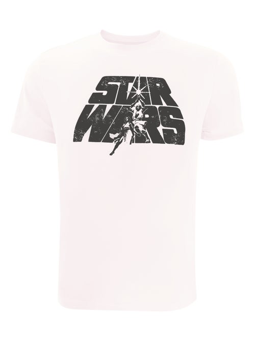 La Guerre des étoiles - T-shirt motif logo style rétro - Kiabi