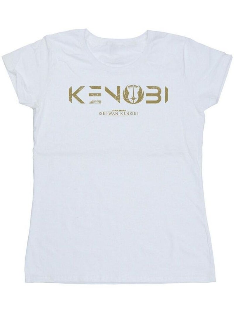 La Guerre des étoiles - T-shirt motif Obi-Wan Kenobi motif/style logo Blanc - Kiabi