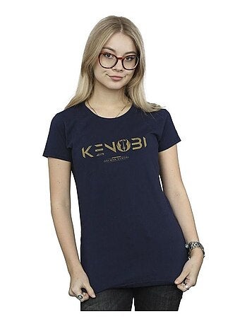 La Guerre des étoiles - T-shirt motif Obi-Wan Kenobi motif/style logo