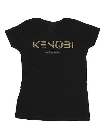 La Guerre des étoiles - T-shirt motif Obi-Wan Kenobi motif/style logo