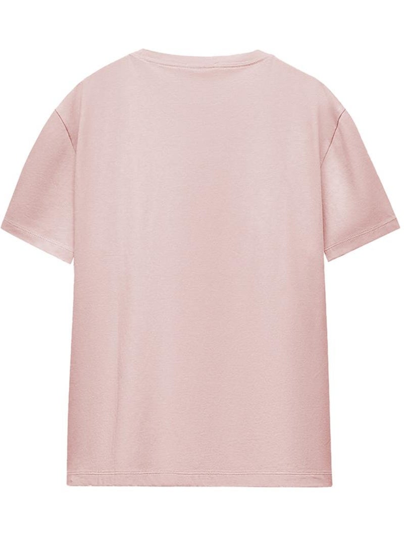 La Guerre des étoiles - T-shirt motif Princesse Leia REBEL ROYALTY (Princesse Leia) Rose pâle - Kiabi