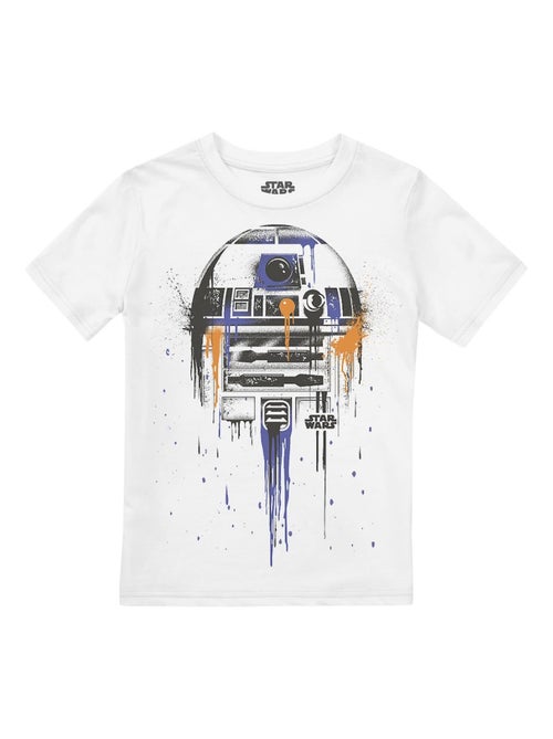 La Guerre des étoiles - T-shirt motif R2-D2 dégoulinant (R2-D2) - Kiabi