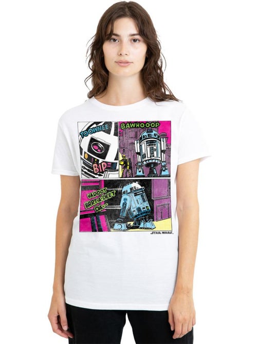 La Guerre des étoiles - T-shirt motif R2-D2 TO THE RESCUE (R2-D2) - Kiabi