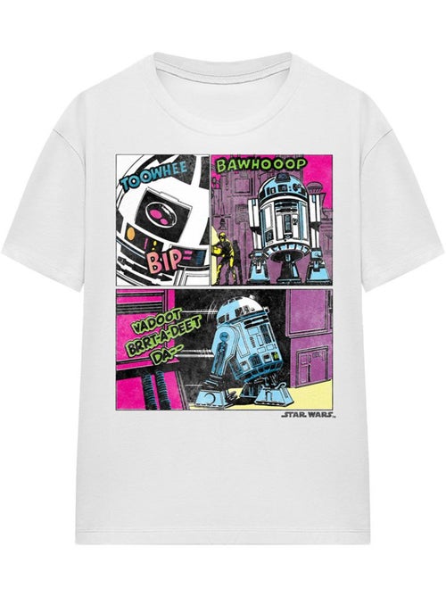 La Guerre des étoiles - T-shirt motif R2-D2 TO THE RESCUE (R2-D2) - Kiabi