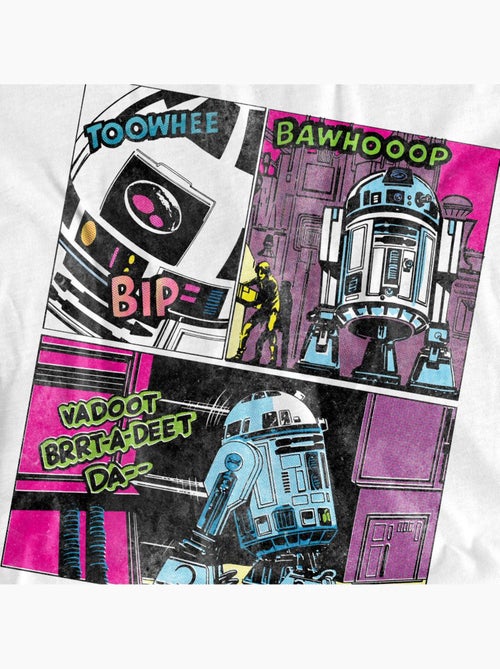 La Guerre des étoiles - T-shirt motif R2-D2 TO THE RESCUE (R2-D2) - Kiabi