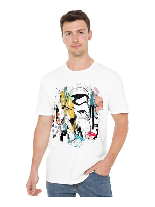La Guerre des étoiles - T-shirt motif Stormtrooper abstrait - Kiabi