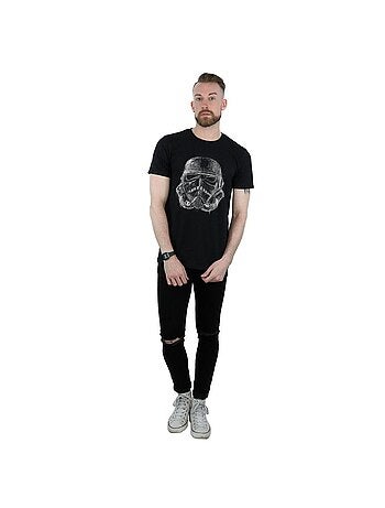 La Guerre des étoiles - T-shirt motif Stormtrooper motif/style casque