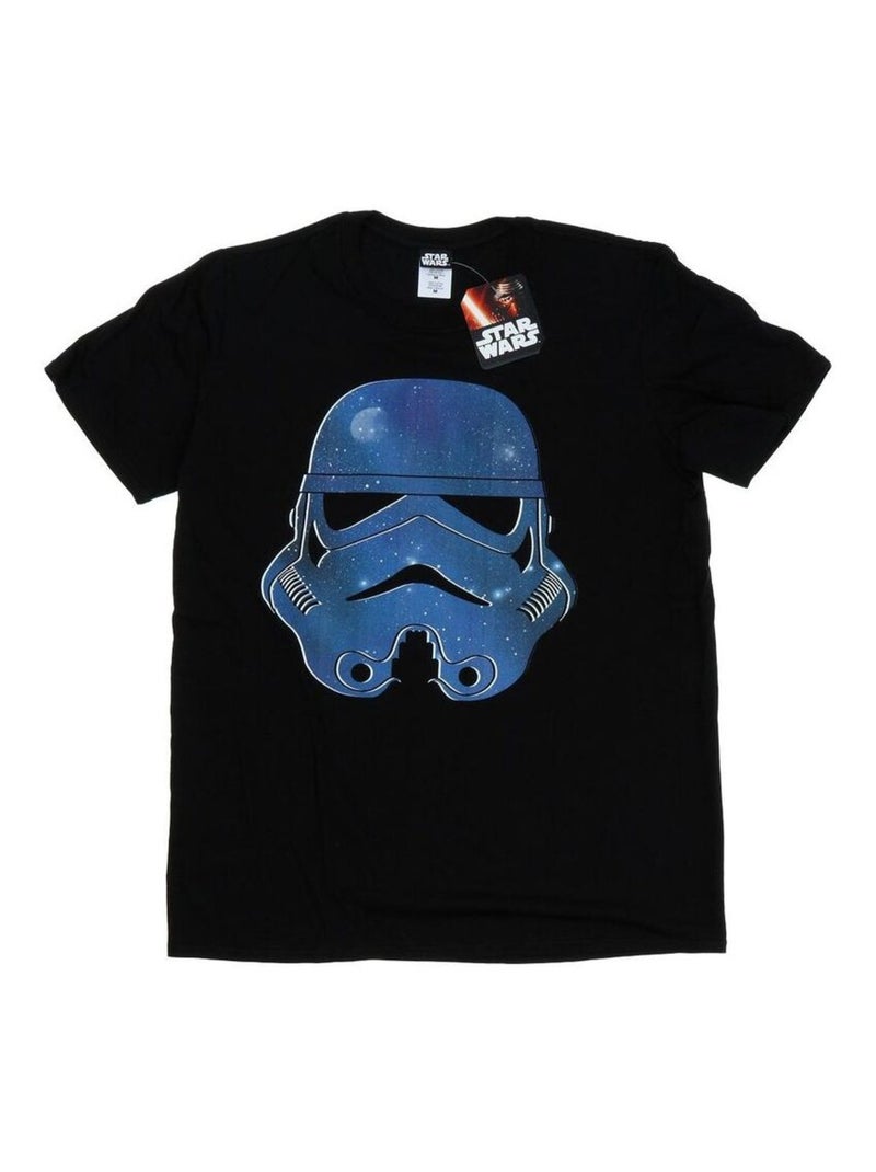 La Guerre des étoiles - T-shirt motif Stormtrooper motif/style espace SPACE Noir - Kiabi