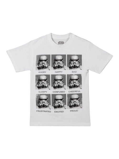 La Guerre des étoiles - T-shirt motif trooper motif/style Émotions (Trooper) - Kiabi