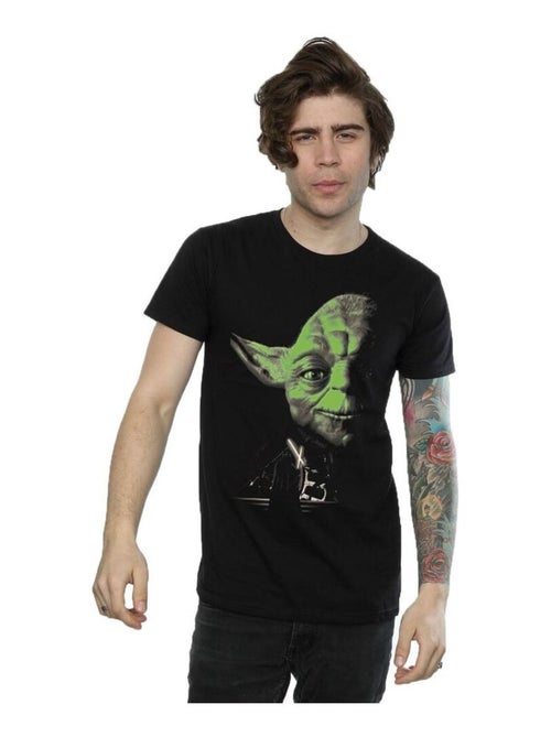 La Guerre des étoiles - T-shirt motif Yoda motif/style visage - Kiabi