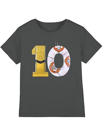 La Guerre des étoiles - T-shirt motifs C-3PO et BB-8