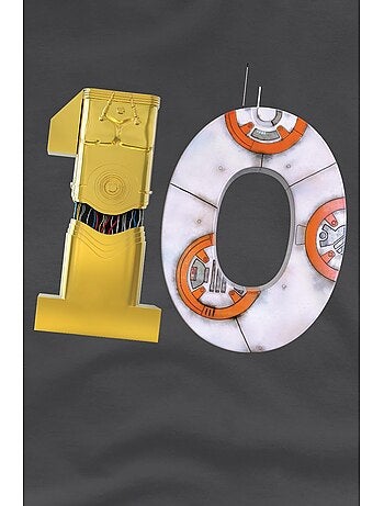 La Guerre des étoiles - T-shirt motifs C-3PO et BB-8