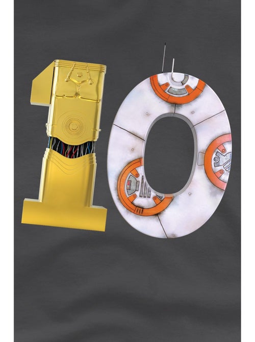 La Guerre des étoiles - T-shirt motifs C-3PO et BB-8 - Kiabi