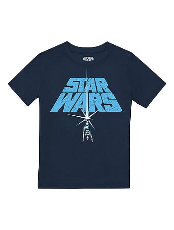 La Guerre des étoiles - T-shirt motifs sabre laser et logo