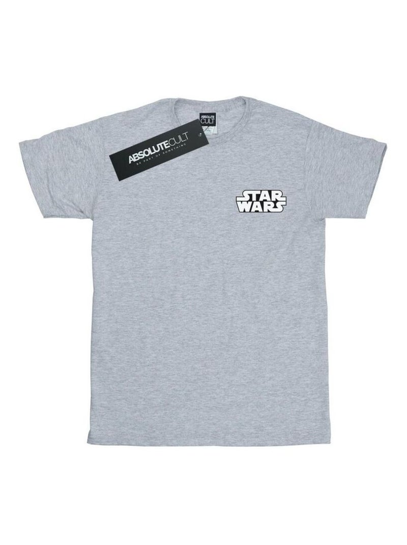 La Guerre des étoiles - T-shirt motif/style Badge Gris chiné - Kiabi