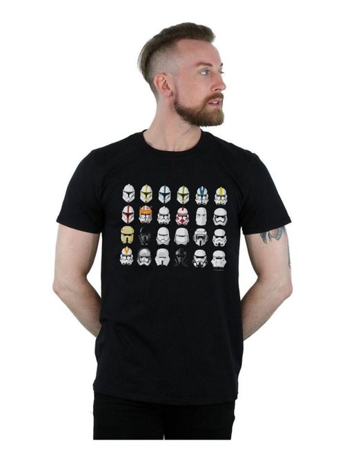 La Guerre des étoiles - T-shirt motif/style casque TROOPERS - Kiabi