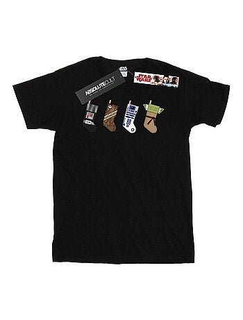 La Guerre des étoiles - T-shirt motif/style Chaussettes de Noël