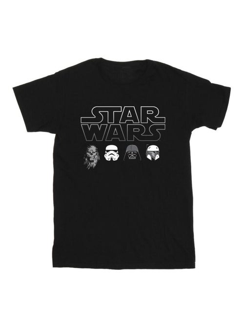 La Guerre des étoiles - T-shirt motif/style collage des personnages - Kiabi La Guerre des étoiles - T-shirt motif/style collage des personnages - Kiabi