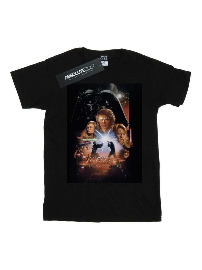 La Guerre des étoiles - T-shirt motif/style poster du film EPISODE Noir - Kiabi