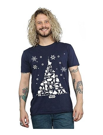 La Guerre des étoiles - T-shirt motif/style sapin de Noël