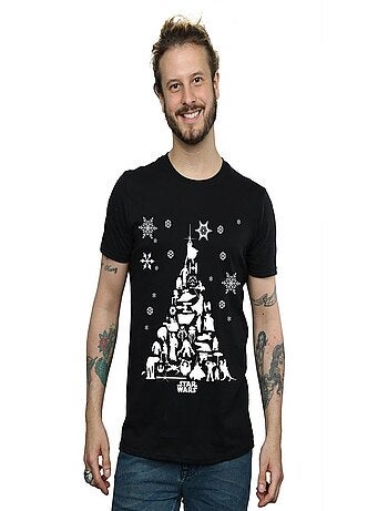 La Guerre des étoiles - T-shirt motif/style sapin de Noël