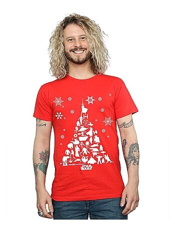La Guerre des étoiles - T-shirt motif/style sapin de Noël
