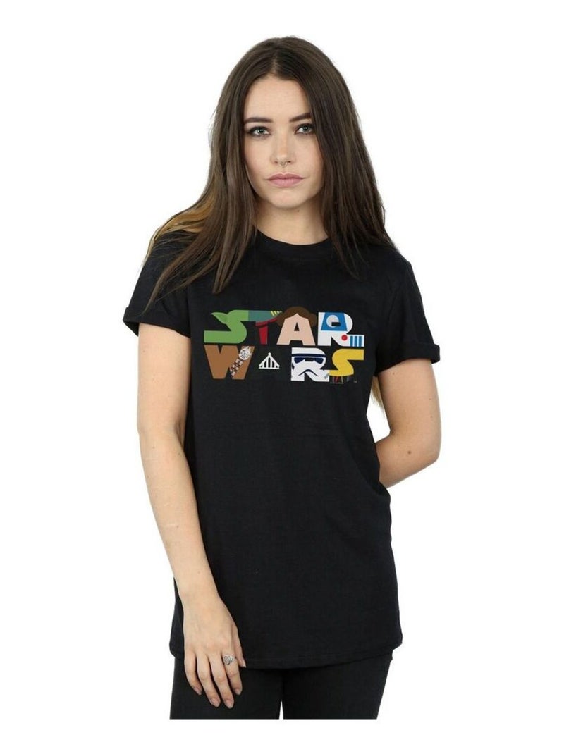 La Guerre des étoiles - T-shirt Noir - Kiabi