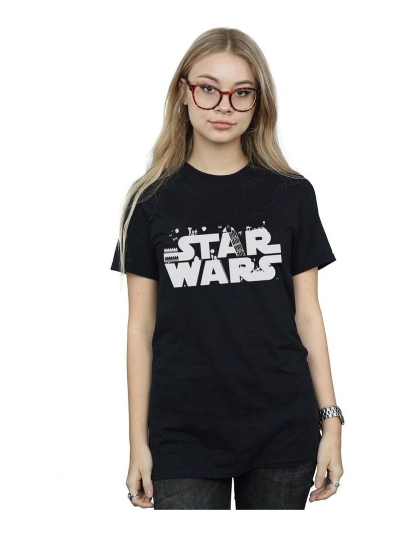 La Guerre des étoiles - T-shirt Noir - Kiabi