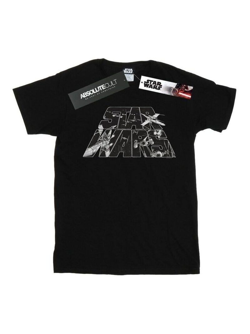 La Guerre des étoiles - T-shirt Noir - Kiabi
