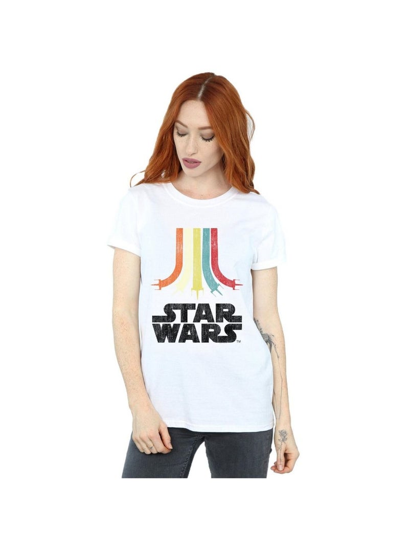 La Guerre des étoiles - T-shirt RAINBOW Blanc - Kiabi
