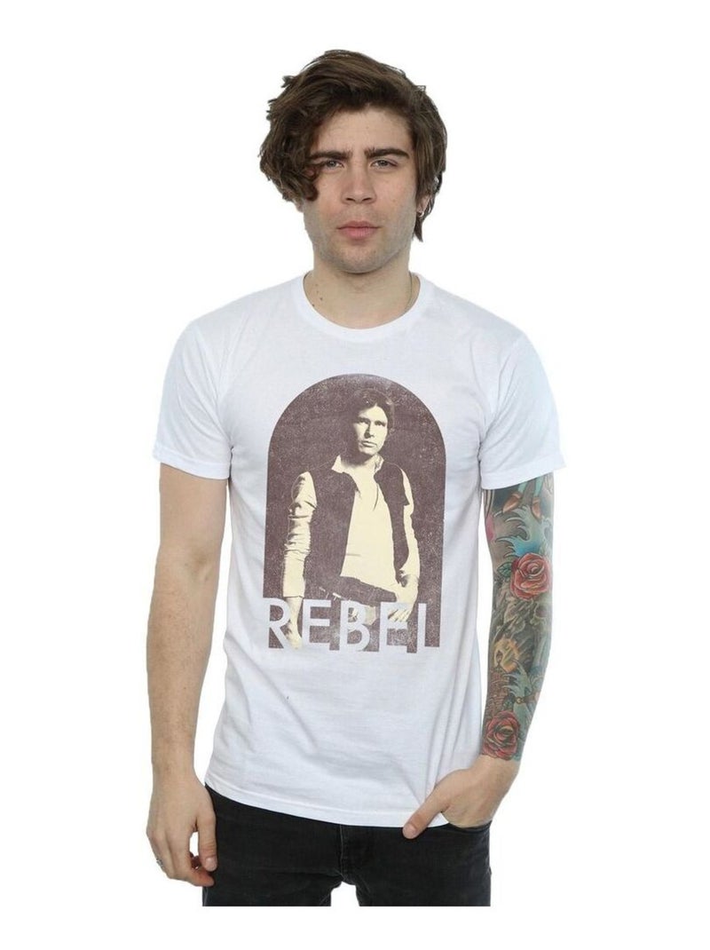 La Guerre des étoiles - T-shirt REBEL Blanc - Kiabi