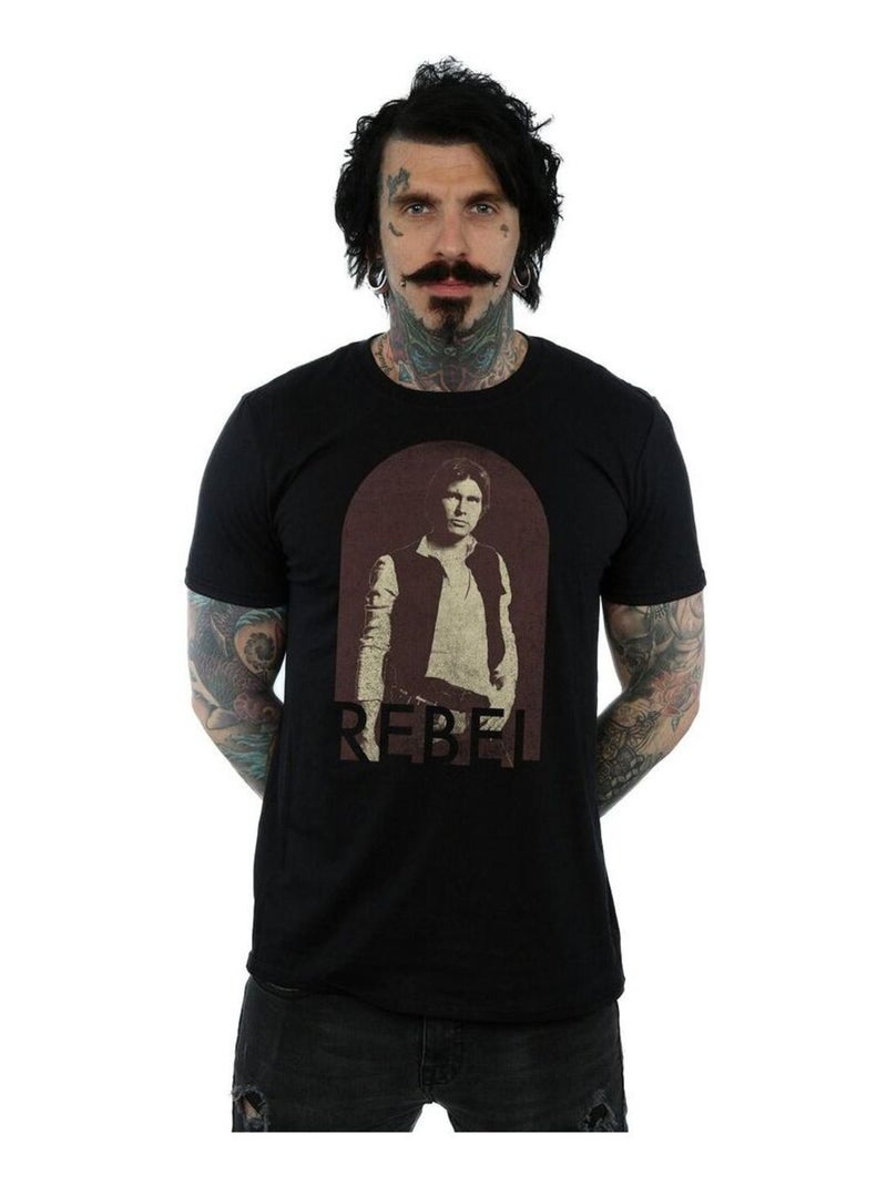La Guerre des étoiles - T-shirt REBEL Noir - Kiabi