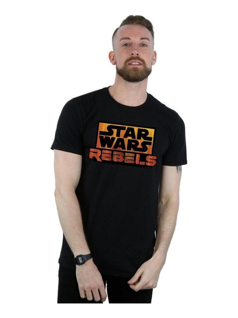 La Guerre des étoiles - T-shirt REBELS Noir - Kiabi