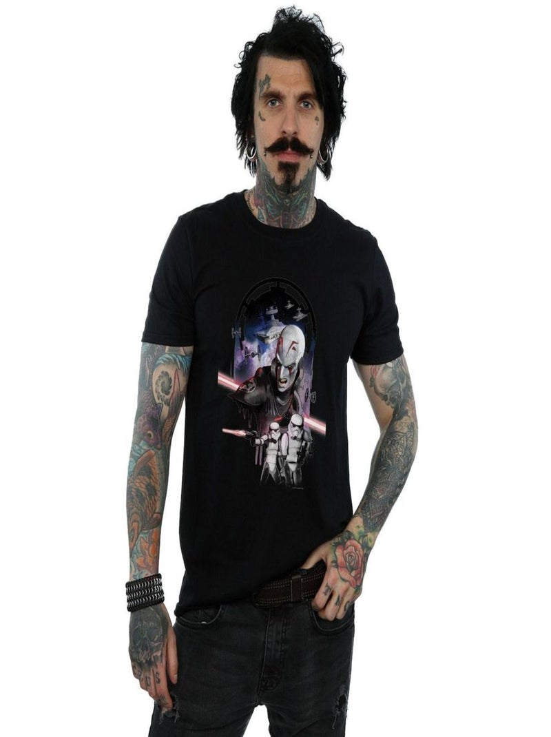 La Guerre des étoiles - T-shirt REBELS THE GRAND INQUISÇaOR Noir - Kiabi