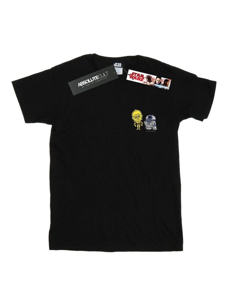 La Guerre des étoiles - T-shirt RESISTANCE DROIDS Noir - Kiabi