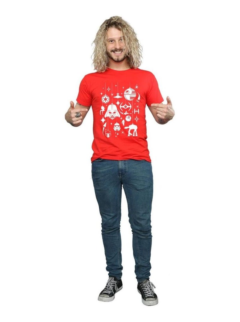 La Guerre des étoiles - T-shirt Rouge - Kiabi
